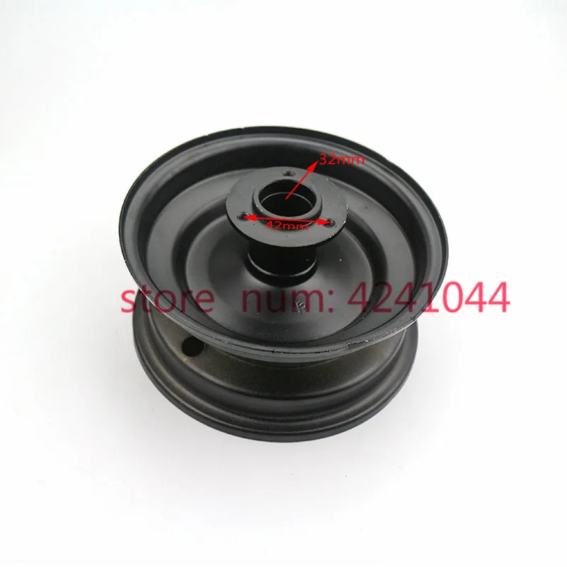 6 inch 4wheel ATV refit accessories rear wheel hub 6\'\' small bull three hole Flange seat alloy rims use 145/70-6 tire tyre