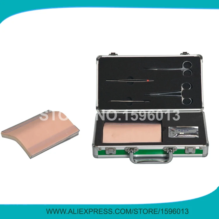 

Advanced Surgical Suture Training Kit, Suture Practice Pad with Surgical Instruments,Suturing Skin