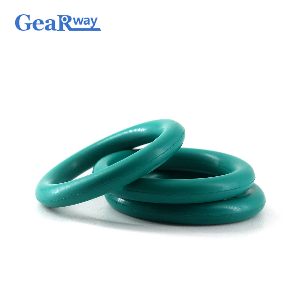 

Gearway 5mm thickness O Ring Seal Green FKM O Ring Sealing Gasket 60/61/62/63/78/79/80mm OD Fluorine Rubber O Ring Seal Washer