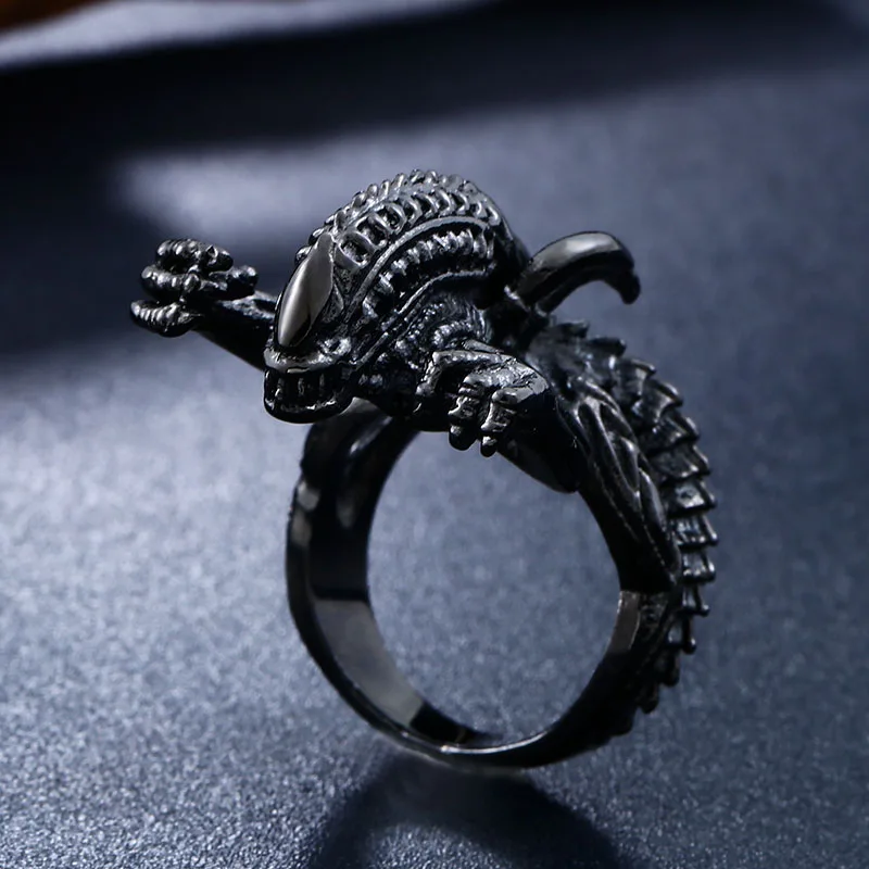 steel soldier wholesale Alien ring stainless steel new jewelry arrival for men popular