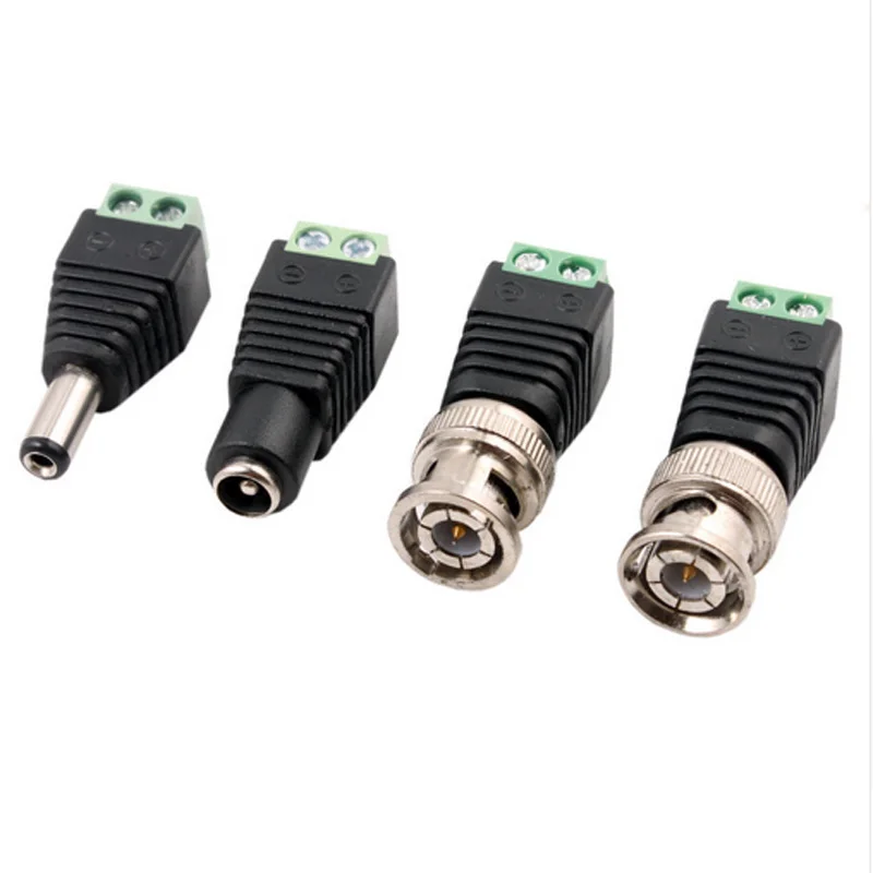 5.5x2.1 Plug DC male Female Cable Wire Connector DC Power Plug Jack Adapter Connector Plug For 3528 5050 5054 LED Strip