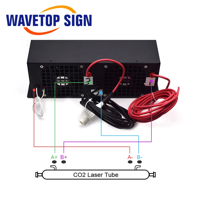 Alimentatore Laser Co2 WaveTopSign 300W abbinato al tubo Laser 300W per macchina per incisione e taglio Laser CO2