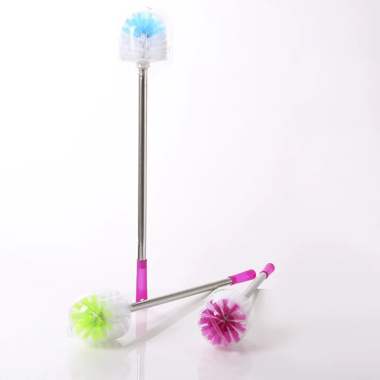 1PC 3 Colors Bathroom Tools stainless steel toilet brush high quality bathroom toilet brush toilet accessory  J0765