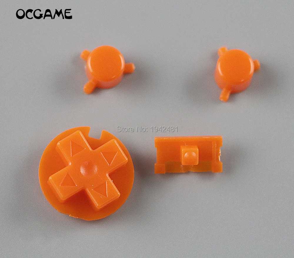 10 conjuntos de teclados de botões A B para Gameboy Pocket GBP On Off Power Buttons D Pads Power Buttons