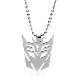 Hot Movie Jewelry Transformation Stainless Steel Silver Plated Pendant Necklace For Men Gifts