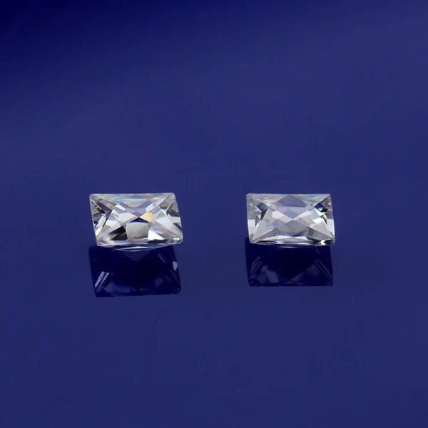 Cheestar Gems Loose Moissanites Stone GH Color 3*3mm Square  French Cut Near White Moissanites Gemstone Moissanites Diamonds