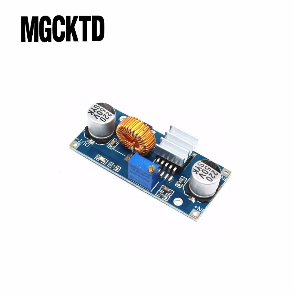 5A DC-DC Step Down Adjustable Power Supply Module Lithium Charger XL4015 4~38V 96% 5A DC adjustable step-down module