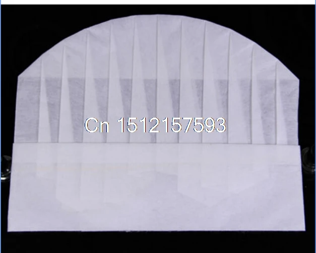 20Pcs (2โหล) Professional ทิ้งสีขาวกระดาษเชฟหมวก