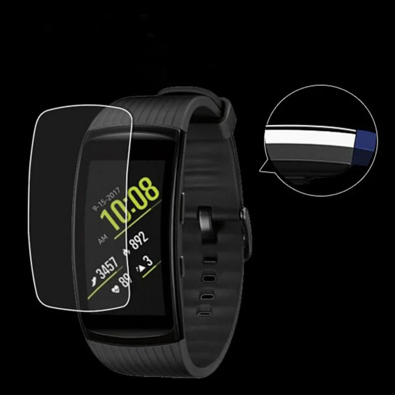 5pcs Anti-scratch Soft TPU Ultra HD Clear Protective Film Guard For Samsung Gear Fit 2 Pro Fit2 Pro Full Screen Protector Cover