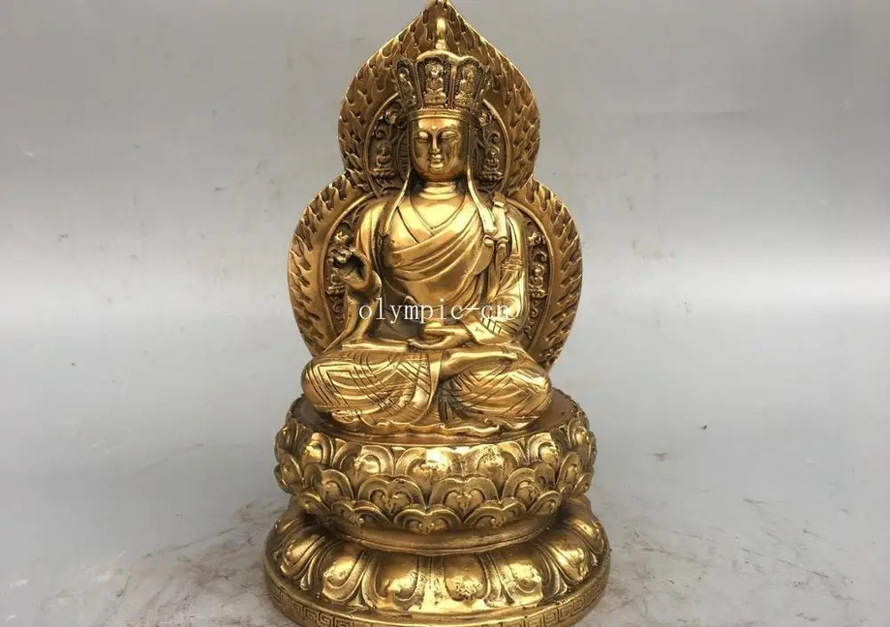 11'' copper brass buddhism Tang Monk Tang Sanzang Tang Sanzang ksitigarbha