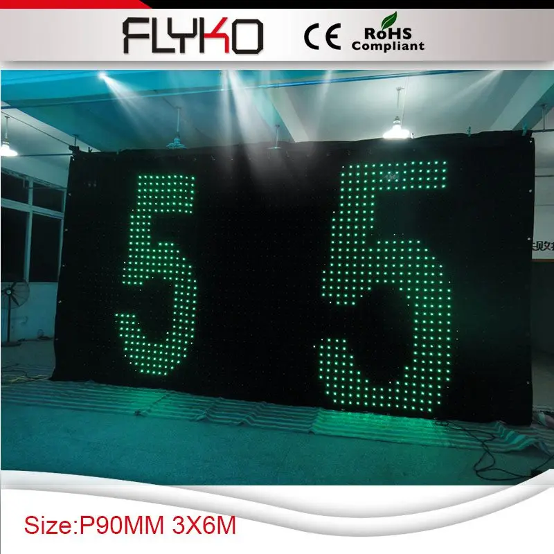 

P9 waterproof led backdrop curtain