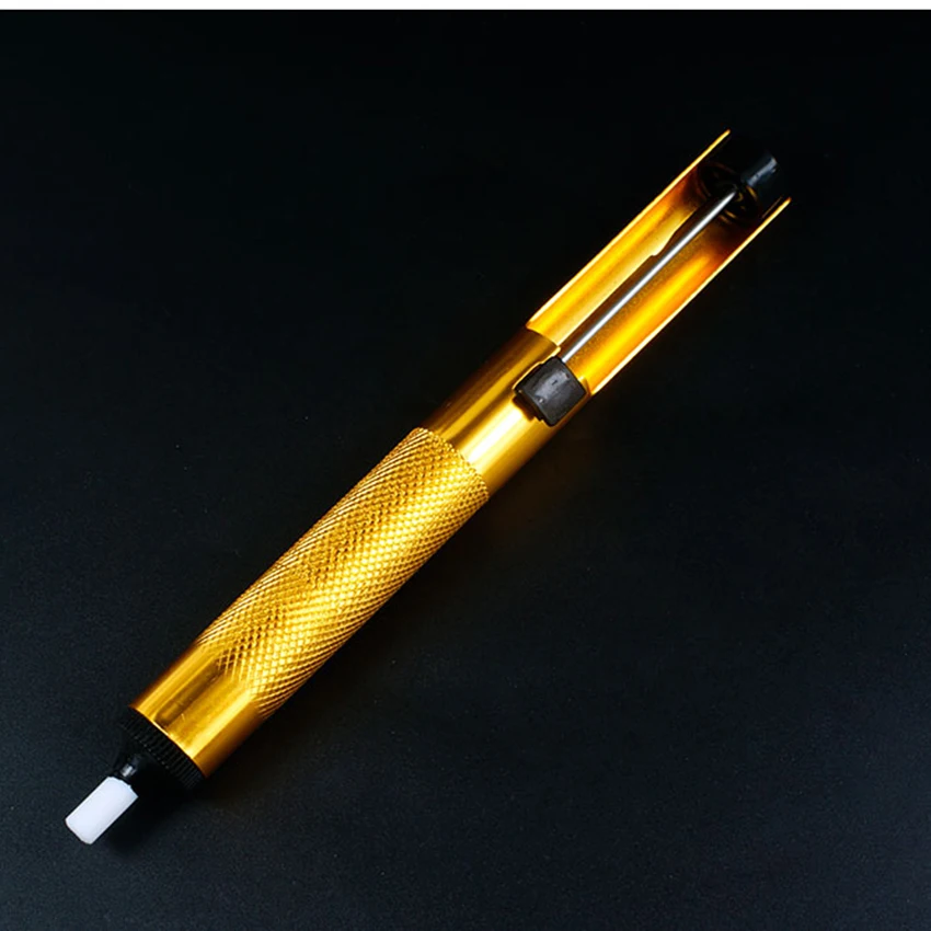 1pc metal solda otário desoldering remoção da bomba de vácuo ferro de solda desolder sucção estanho caneta ferramentas manuais ferramentas de solda