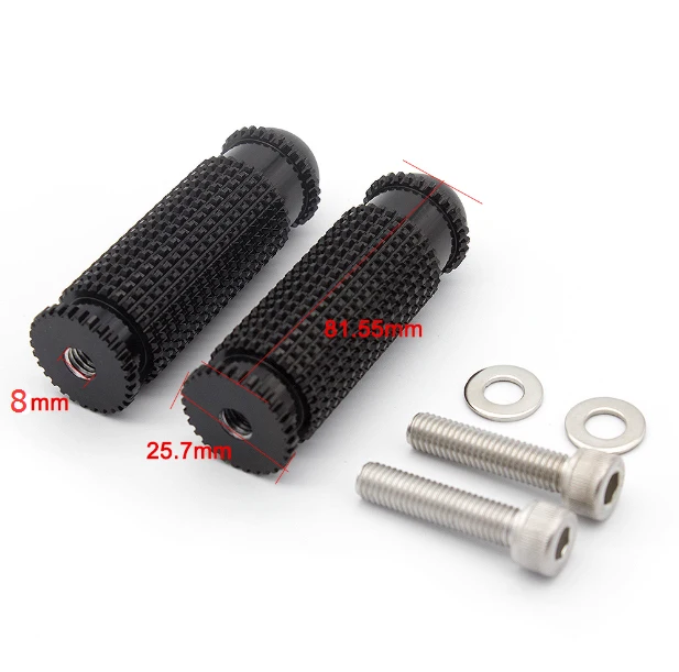 CNC Aluminum Motorcycle Rearset Footrests Footpeg Foot Pegs Pedal 8 Colors 8mm For Benelli BN600 BJ600 TNT600 2010-2012 TNT125