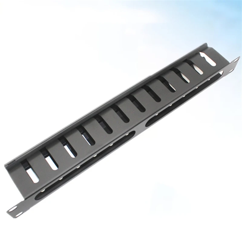 12 Shalls cable management 19inch thickened cold steel 24 port wire manager frame for 19" network rack cabinet ELINK 3PCS