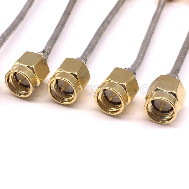 1 Pieces RF Connector SMA to SMA Cable SMA male to SMA male plug Semi-rigid RG-405 Coax Pigtail cable