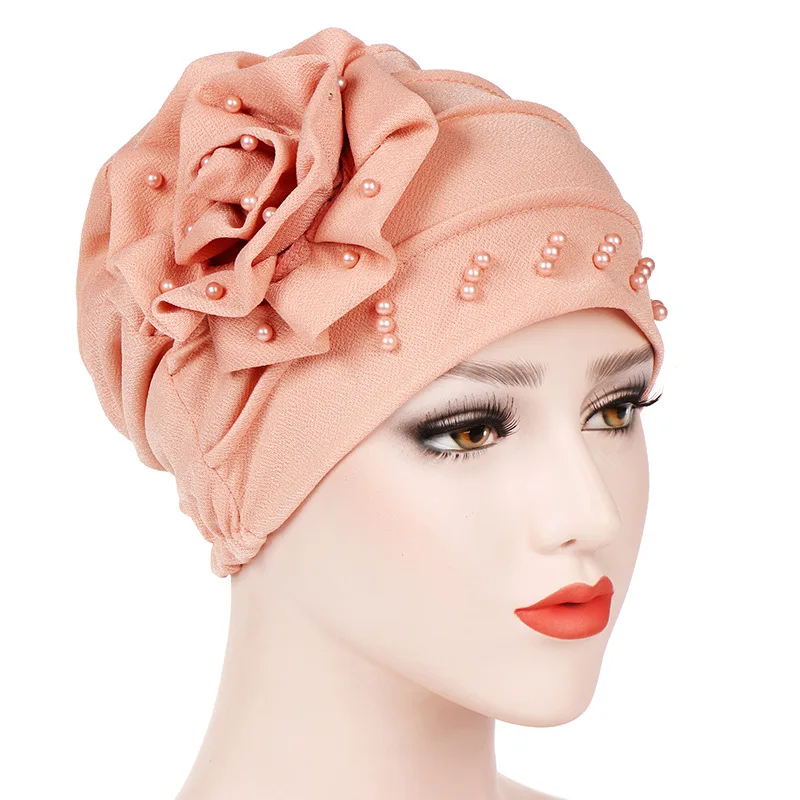 KepaHoo Women's Hijabs Turban Elastic Cloth Head Cap Hat Ladies Hair Accessories Muslim Scarf Cap