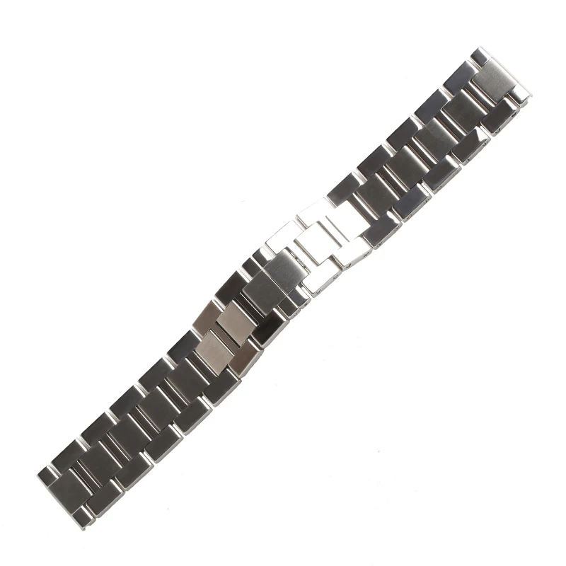 WENTULA watchbands for  CARTIER TANK SOLO RONDE W5200027 WSTA0029 WSTA0028 W1018355 stainless steel solid band