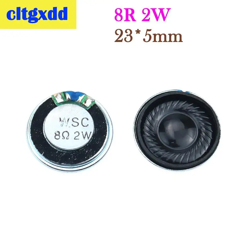 cltgxdd 1W 2W 8R Magnetic speaker player Horn 20 23 28 32 36 40 mm Mini Loudspeaker Buzzer For Cell phone Radio Game console