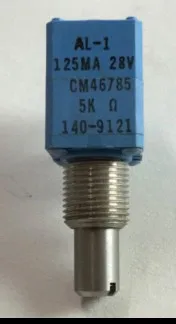 [YK] American CLAROSTAT  AL-1 125MA 28V CM46785 5K 5 feet shaft 20mm  potentiometer switch