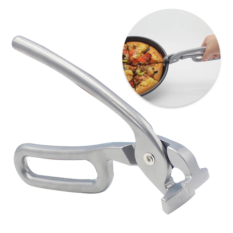 Anti-Scald Aluminum BBQ Net, Pot Gripper, Pan Clip, Pizza Baking, Kitchen Accessories, Microwave Taking, Tool, 1Pc