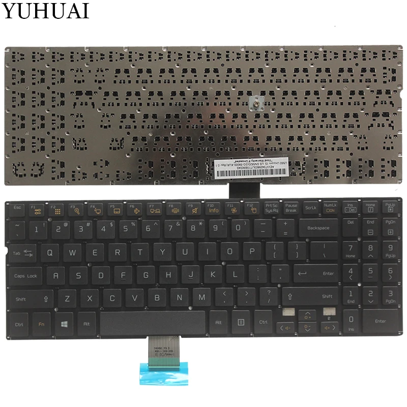 NEW English Laptop Keyboard For LG U560 teclado US black without frame