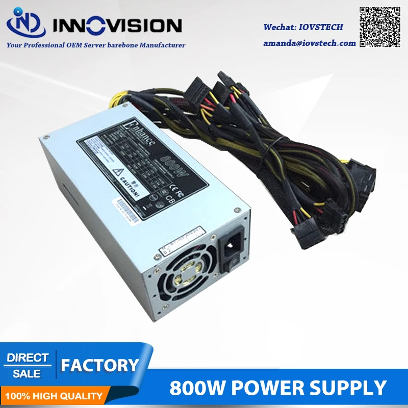 High quality 2U 800W Industrial switch power supply for 2U 3U 4U 6U rackmount chassis workstation server case 100-240v