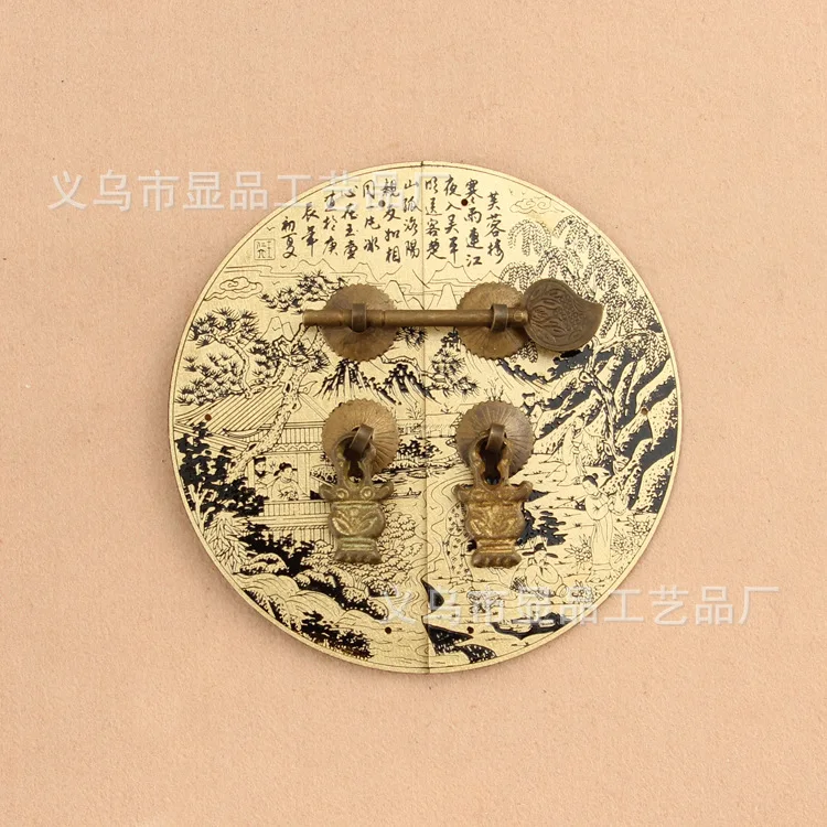 

Ming cabinet factory direct copper fittings furniture accessories vintage antique cabinet door handle