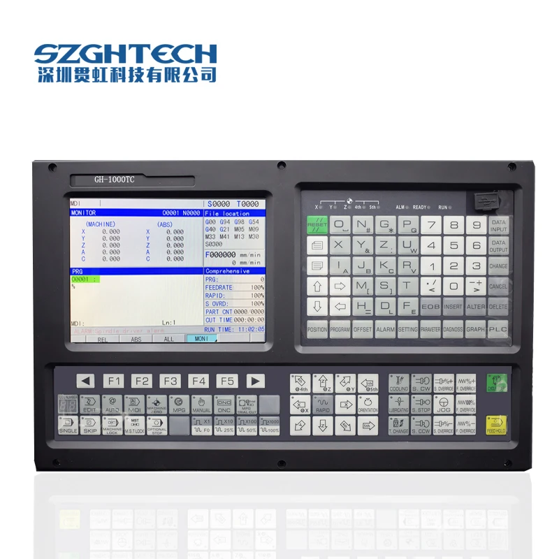 Contrôleur de tour CNC à 3 axes, bras de Support, DSP, FPGA, haute performance, largement appliqué dans les machines de tour CNC, GH-1000TC