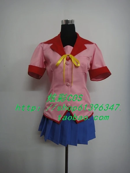 Bakemonogatari Kanbaru Suruga cosplay costume