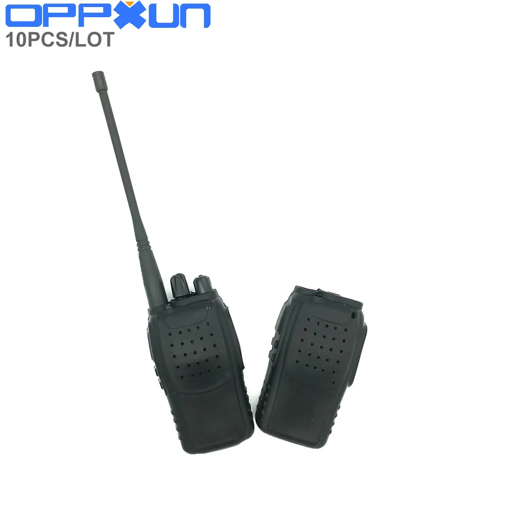 

OPPXUN 10PCS Black Rubber Soft Radio Case Holster for Baofeng BF-888s Pofung 888s BF-777S BF-666S two way radio walkie talkie