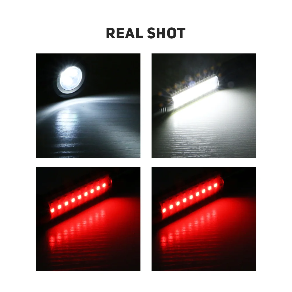 4โหมดยืดออกได้แบบพกพา Flexi LED รถกระบะแม่เหล็กอัตโนมัติไฟฉาย Picker ไฟฉาย Worklight Ilumination Light
