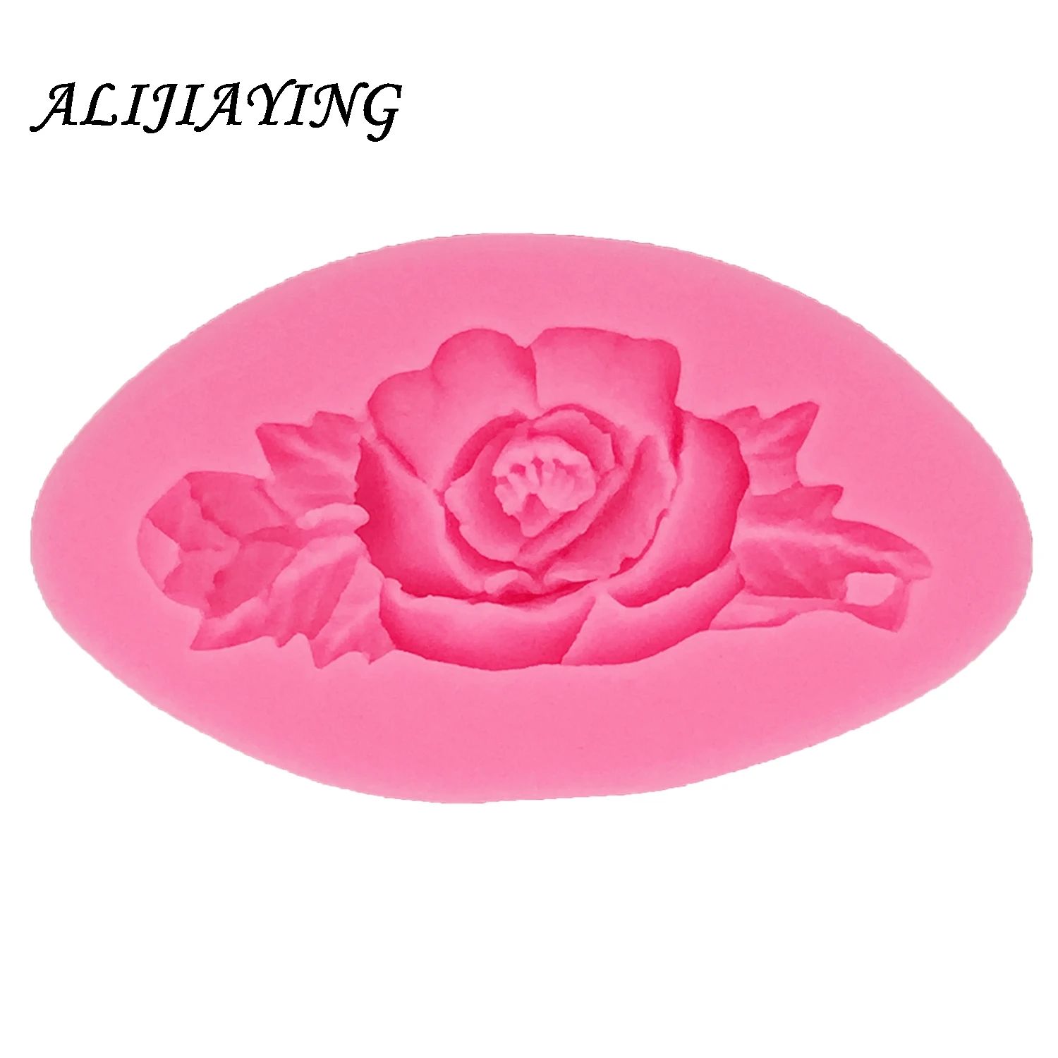 1Pcs Peony Rose Shape Silicone Fondant Molds Flowers Clay Mold Cake Baking Wedding Decorating Tools Cake Border Mould D0050 3