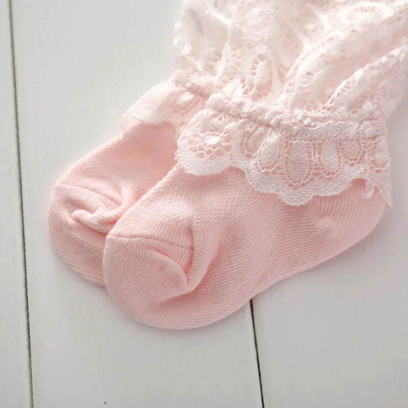 Chaussettes en dentelle pour bébé, en maille respirante, nouvelle collection