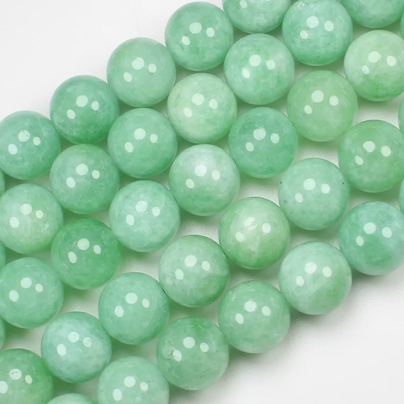 100% Natural Burmese GreenEmerald Jades ,6-14mm Round beads ,For DIY Jewelry Making ! We provide mixed wholesale for all items !