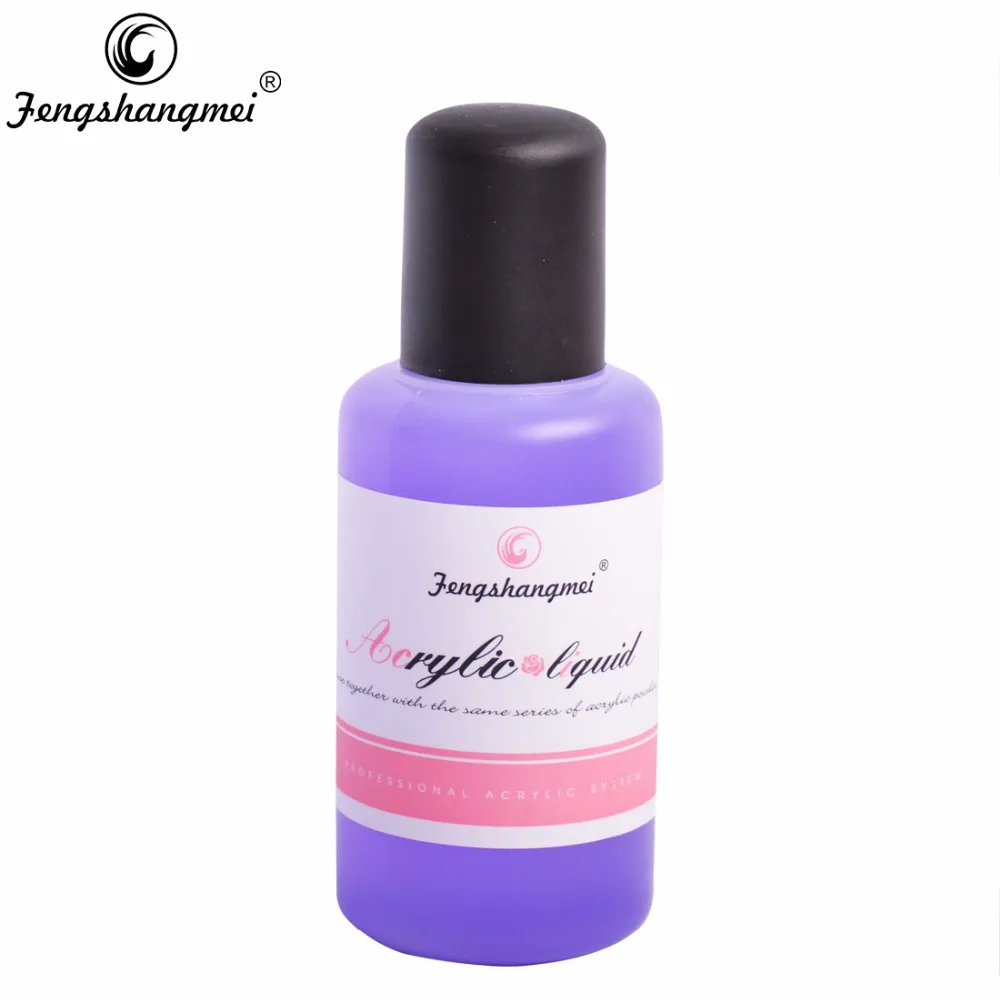 Fengshangmei 120 ml Pha Lê Nail Art Thiết Kế Điêu Khắc Lỏng Xây Dựng Móng Tay Acrylic Chất Lỏng