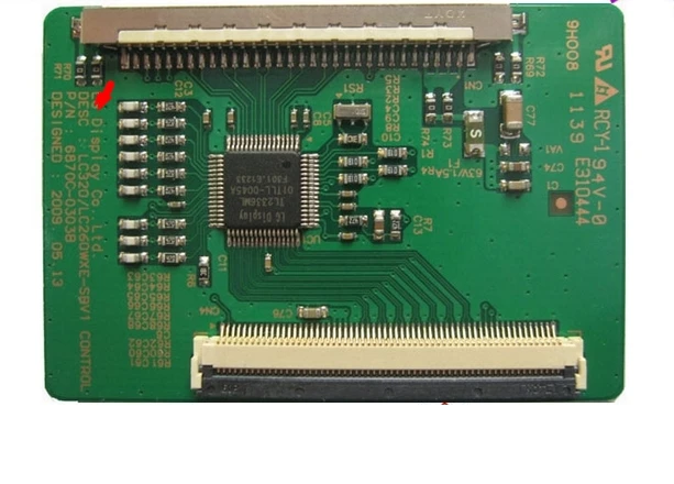 6870C-0303B Logic Board LCD T-CONสำหรับLC32HS62B LC32FS82 เชื่อมต่อกับT-CONเชื่อมต่อบอร์ด