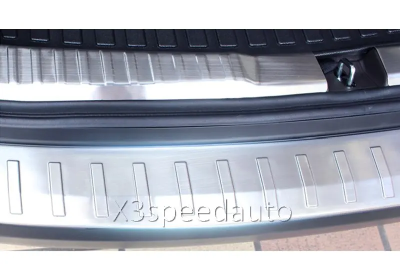For HONDA CRV CR-V 2012-16 Inner Rear Bumper Protector Guard Sill Plate 2pcs Chrome Car-styling