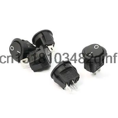 

3A 250VAC 6A 125VAC I/O ON-OFF SPST 2P Snap in Boat Rocker Switch 5 Pcs