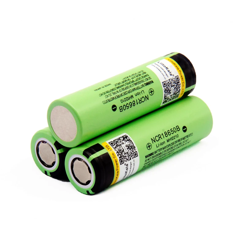 liitokala 18650 battery original NCR18650B 3.7V  3400 mah rechargeable lithium battery for flashlight battery