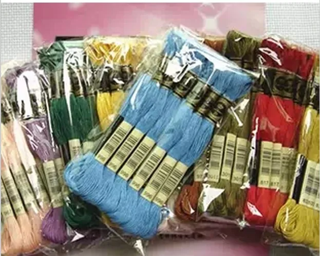 1Lot= 50 Pieces Embroidery Floss Thread / Cross Stitch Floss thread  Similar DMC--Choose Any Colors And Quantity