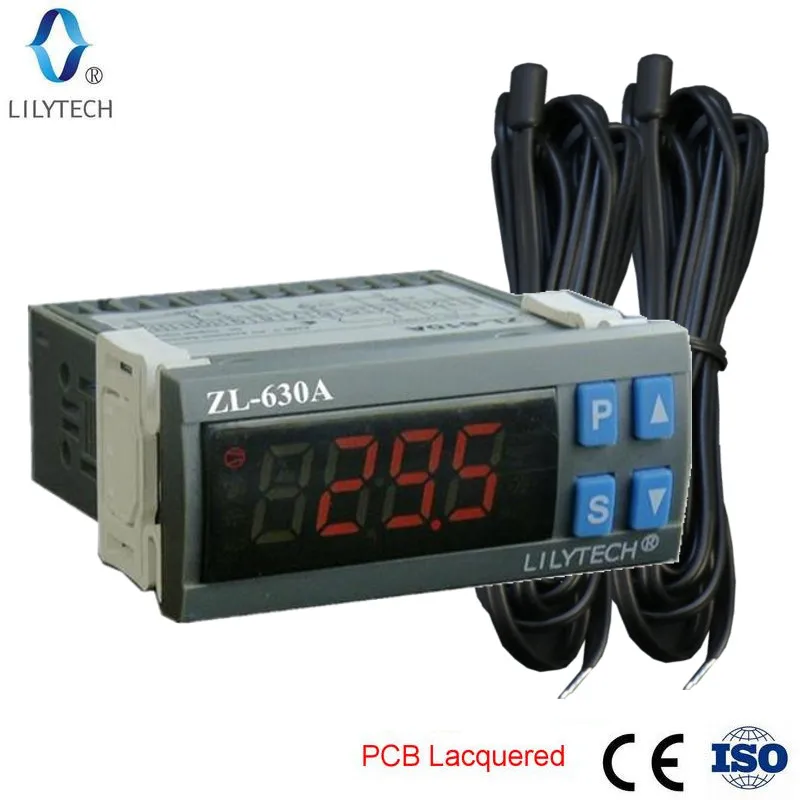 ZL-630A, like ETC-974, STC 9200, STC 9100, Thermostat Temperature, Thermostat for Cold Storage, Temperature controller, Lilytech