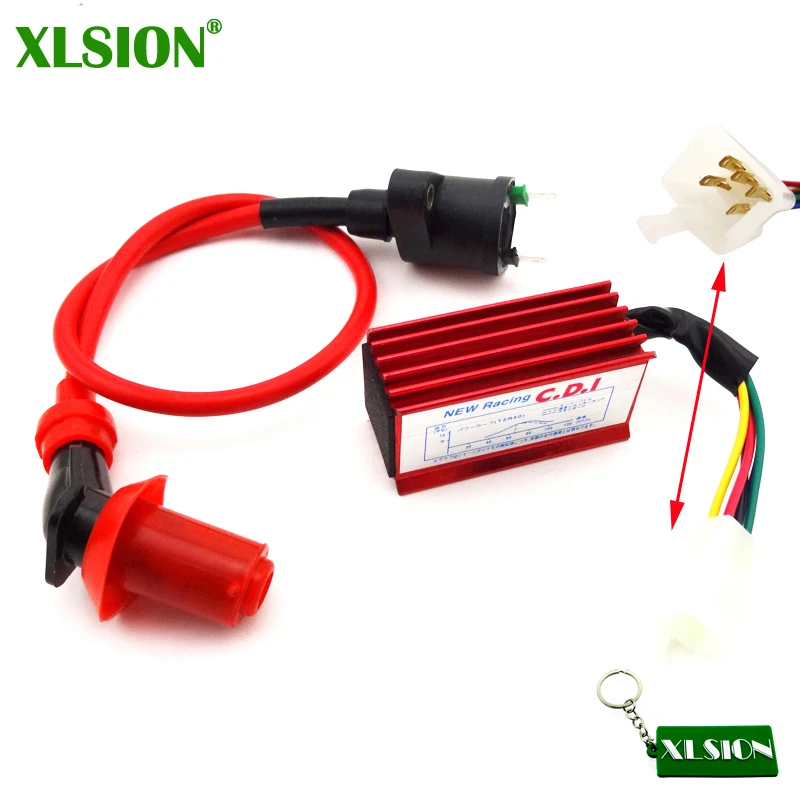 XLSION Racing CDI + Ignition Coil For Honda Dio Elite SB50 SA50 Spree SYM DD50 Arnada