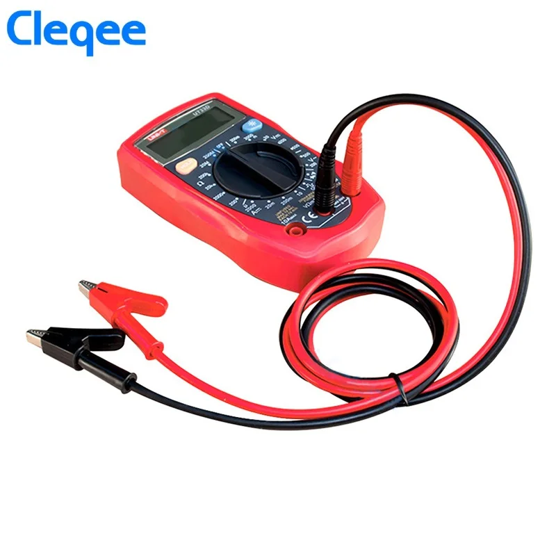 Cleqee P1040 1 комплект 1 м 4 мм банановый штекер к крокодиловой зажиме тестовый зонд свинцовый провод кабель тестовая фотография