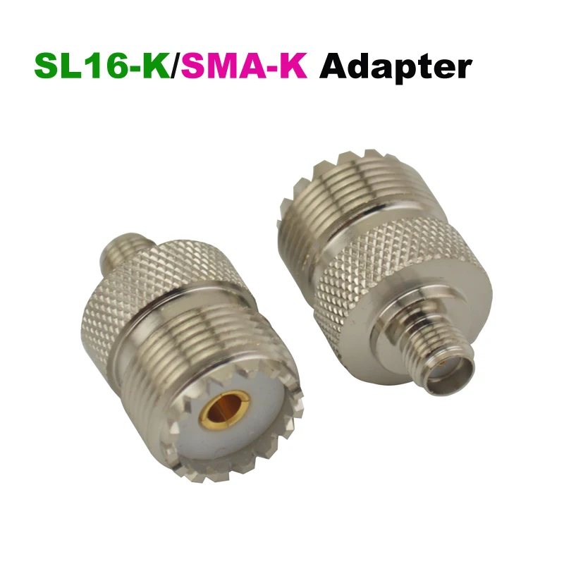 Adaptateur jack RF SL16-K (UHF SO239 femelle)/SMA-K (SMA femelle)