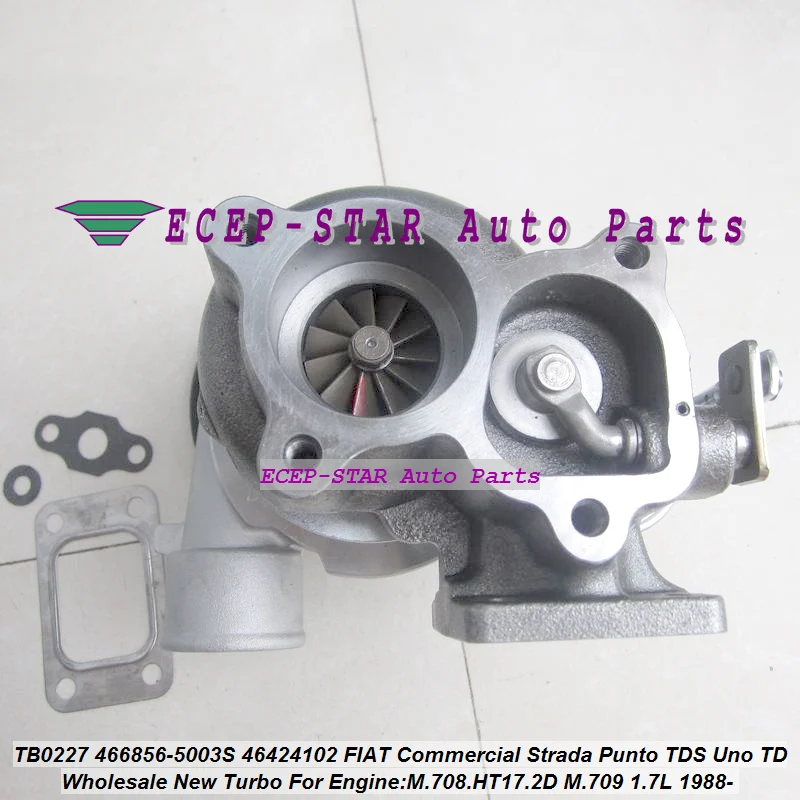 TB0227 466856 466856-0003 46424102 Turbo Turbocharger For FIAT Commercial Strada Punto TDS Uno TD 1988- M.708.HT17.2D M.709 1.7L