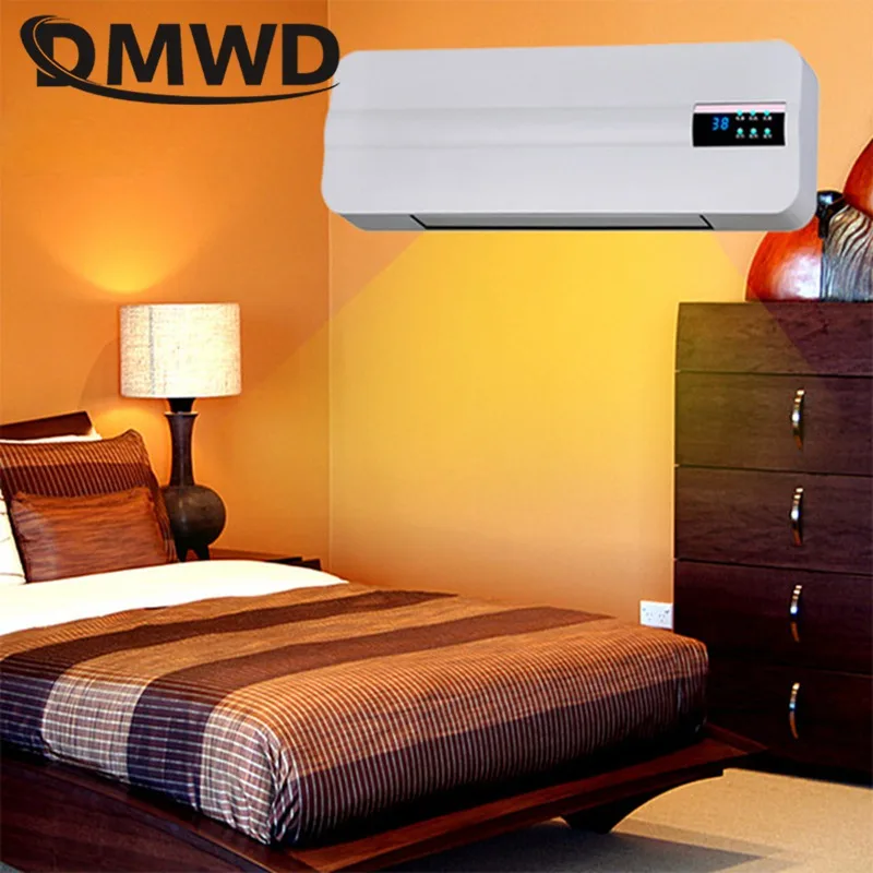 DMWD-calentador de aire con control remoto montado en la pared para el hogar, ahorro de energía, ventilador de calefacción, convector de radiador de