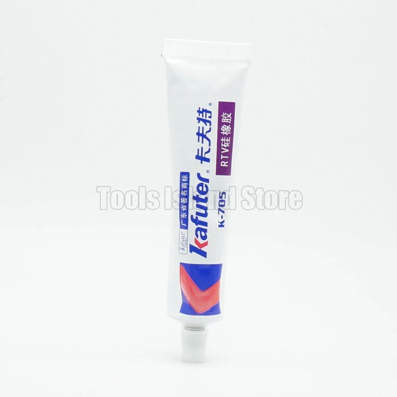 2Pcs Kafuter k-705 RTV Silicone Rubber Electronic Glue Sealant Transparent Organosilicon 45g