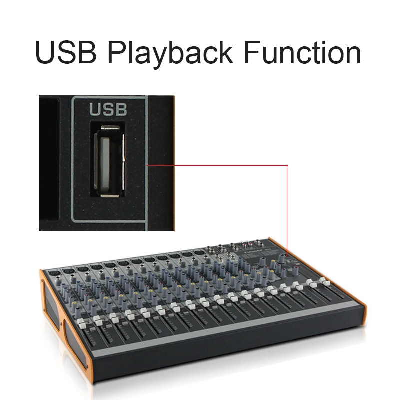 Fuluode DELLA MISCELA Serie Professionale 8/12/16 Canali con Riverbero Conferenze Piccoli Elettrodomestici Audio OEM di Sostegno