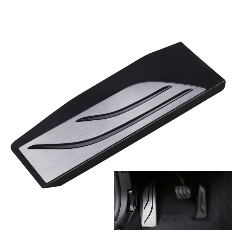 Left Steel Foot Rest Dead Pedal Pad Cover For BMW F30 F34 F87 F80 F83/ F20/ F36