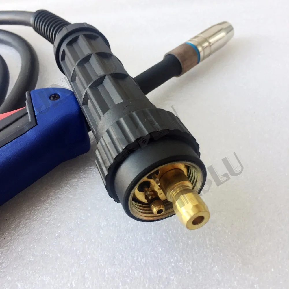 Collo di cigno flessibile 25AK tipo CO2 torcia MIG / MAG cavo 3M e connettore Euro dimensioni filo 0.8-1.2mm